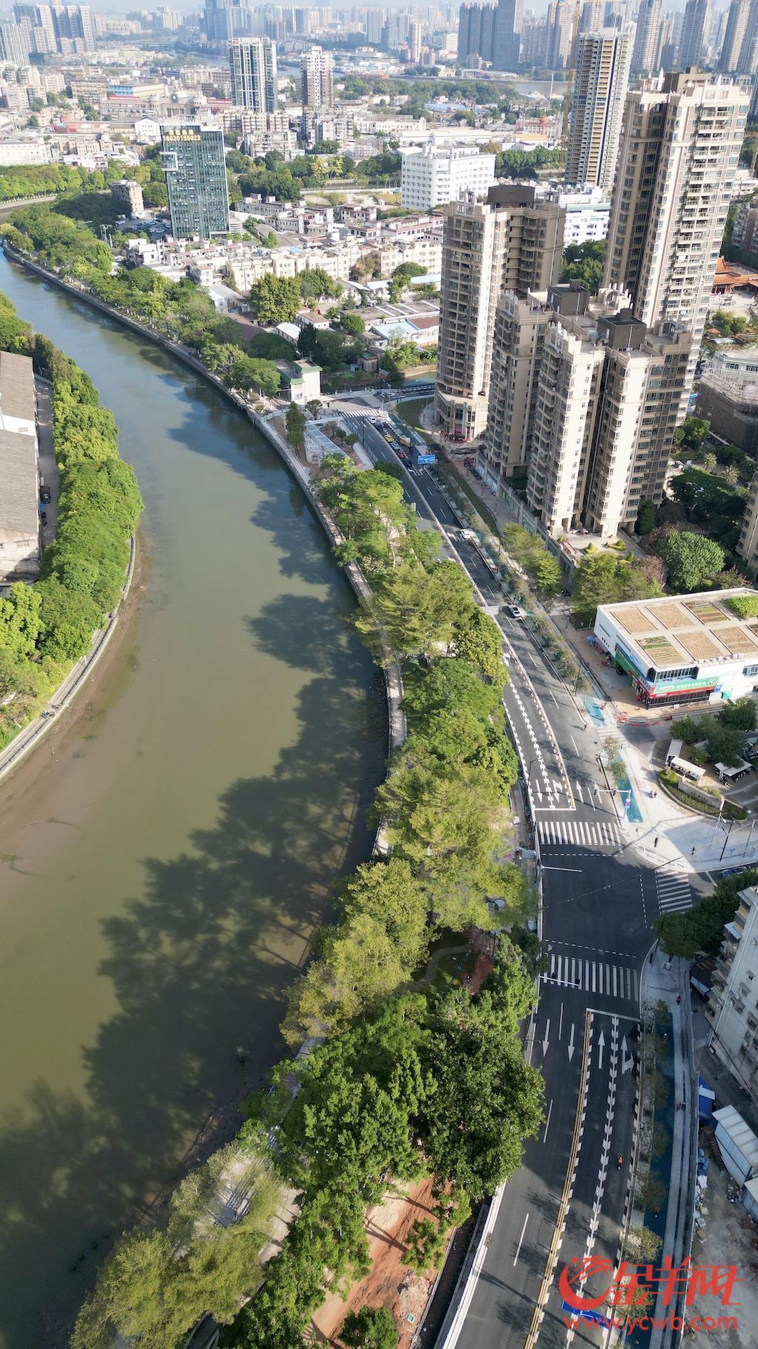 打通4条断头路!广州荔湾花地河东侧道路(浣花西路-茶滘涌)建成通车