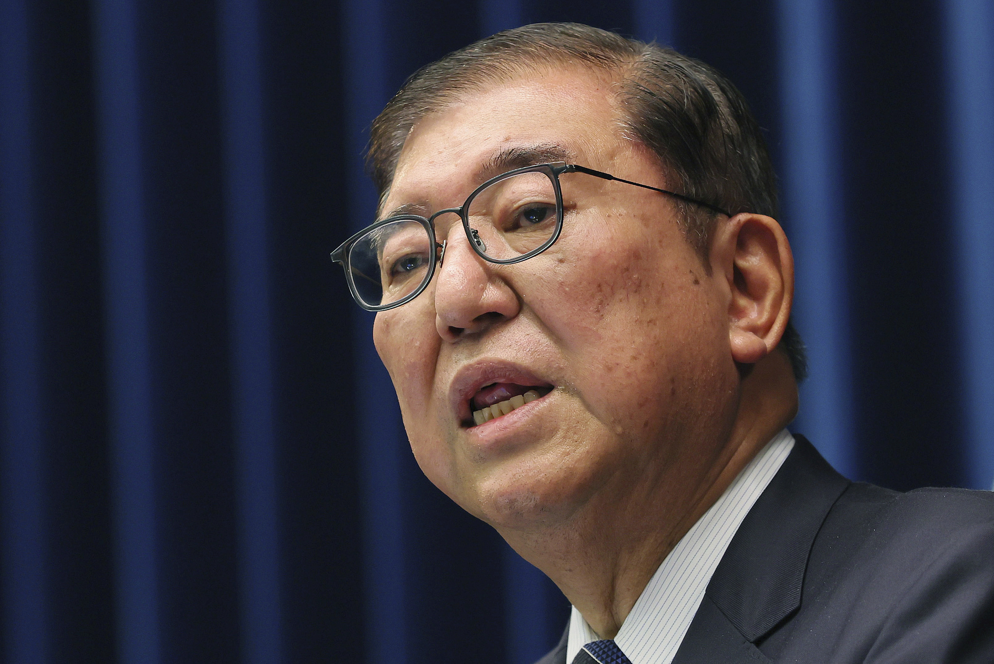 △日本首相石破茂（资料图）
