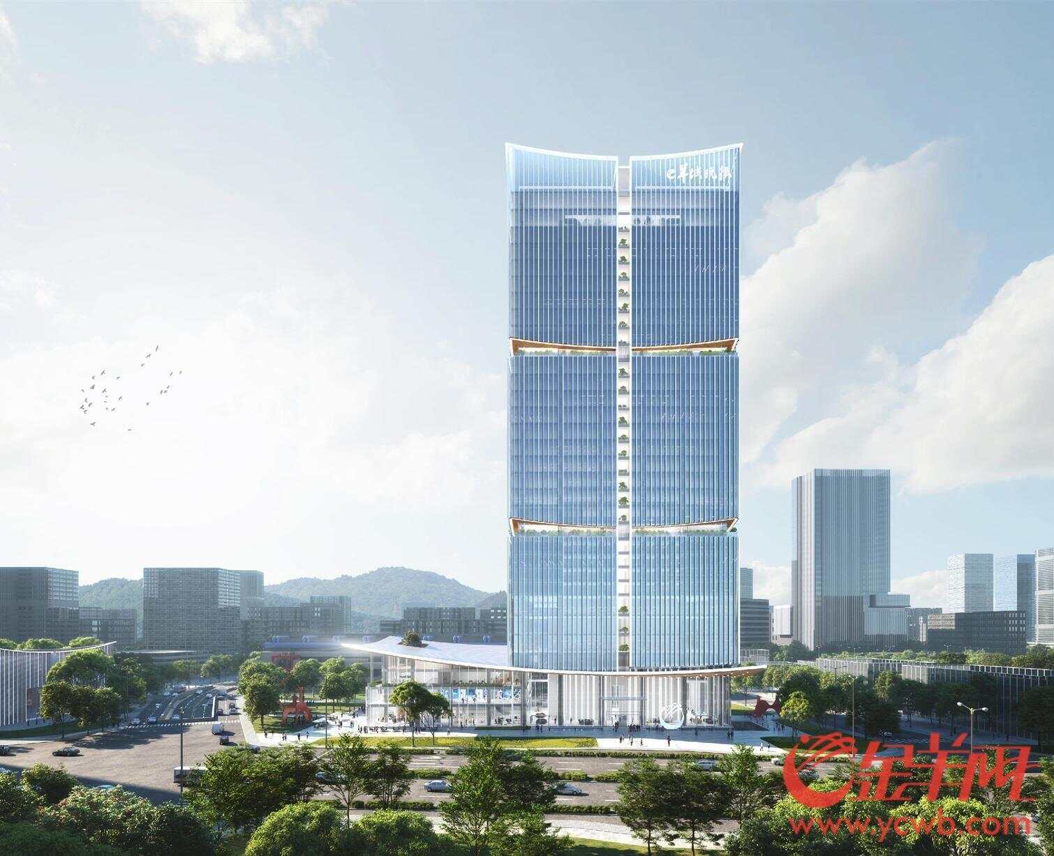 岭南数字创意大厦效果图。羊城晚报·羊城派资料图 岭南数字创意大厦效果图。羊城晚报·羊城派资料图