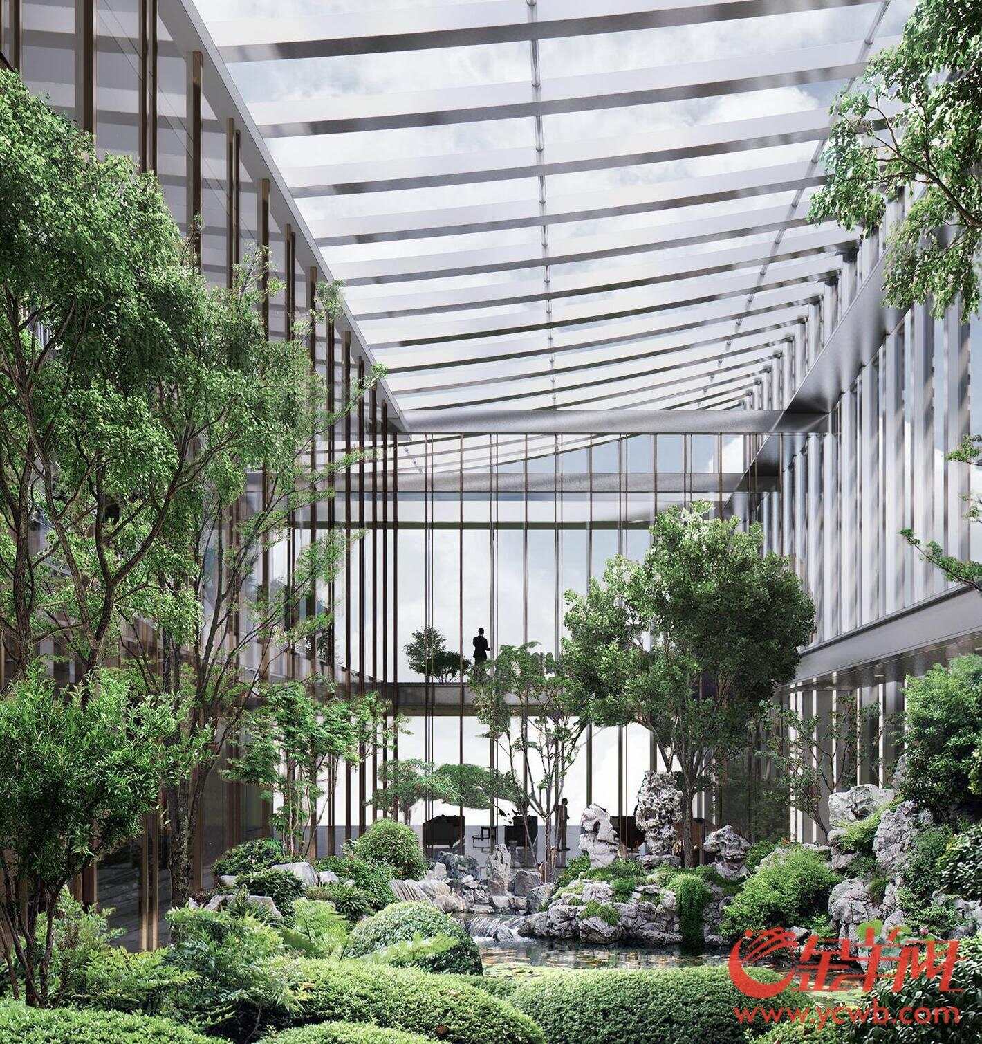 岭南数字创意大厦效果图。羊城晚报·羊城派资料图 岭南数字创意大厦效果图。羊城晚报·羊城派资料图