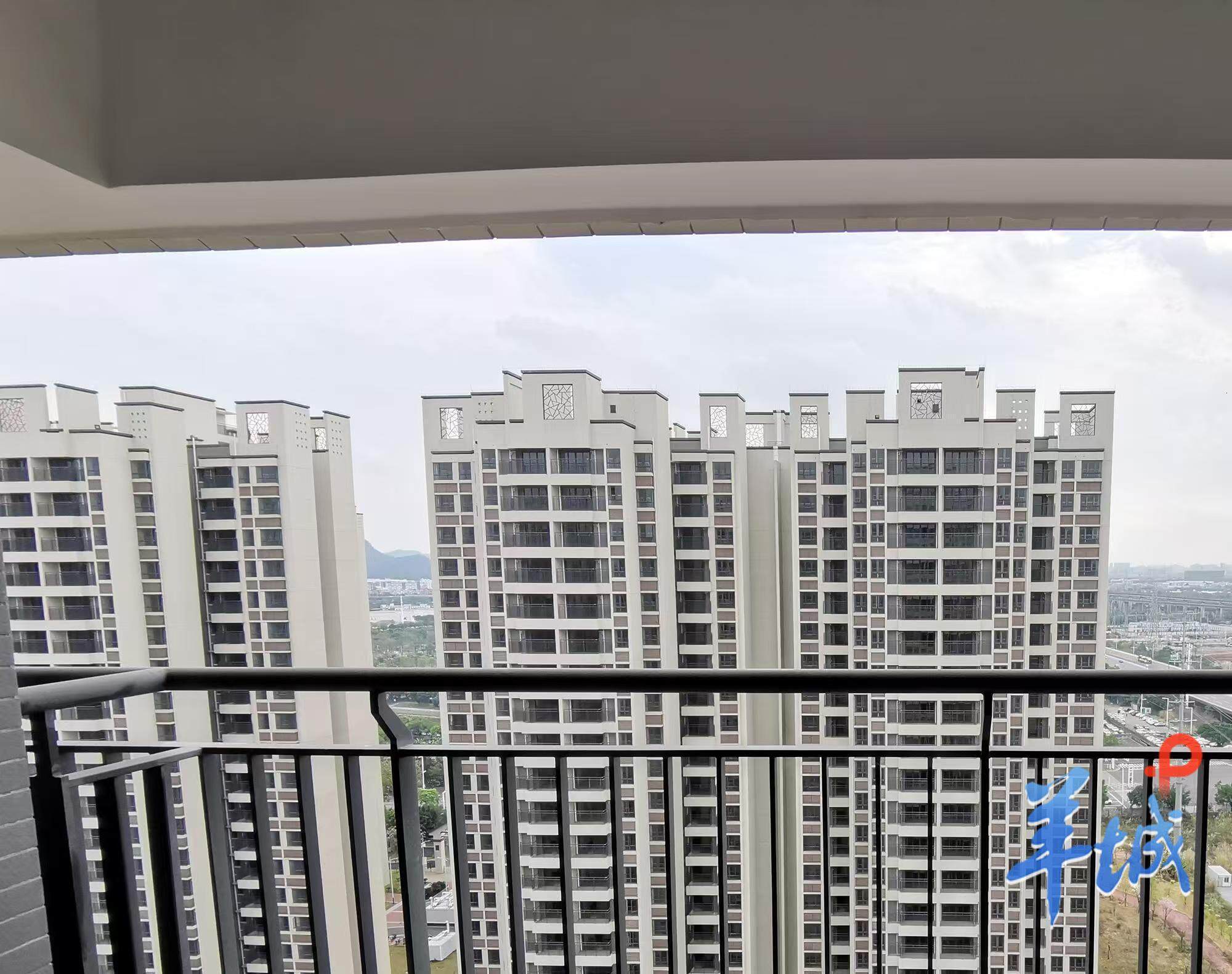 J1栋2401房阳台景观 图源/城壹宜居公众号