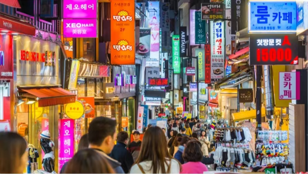 韩国街头 （资料图）