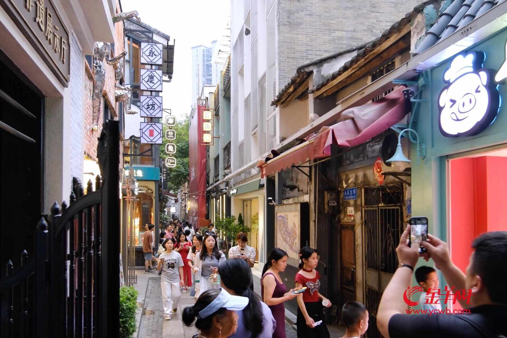 永庆坊成为市民游客打卡景点