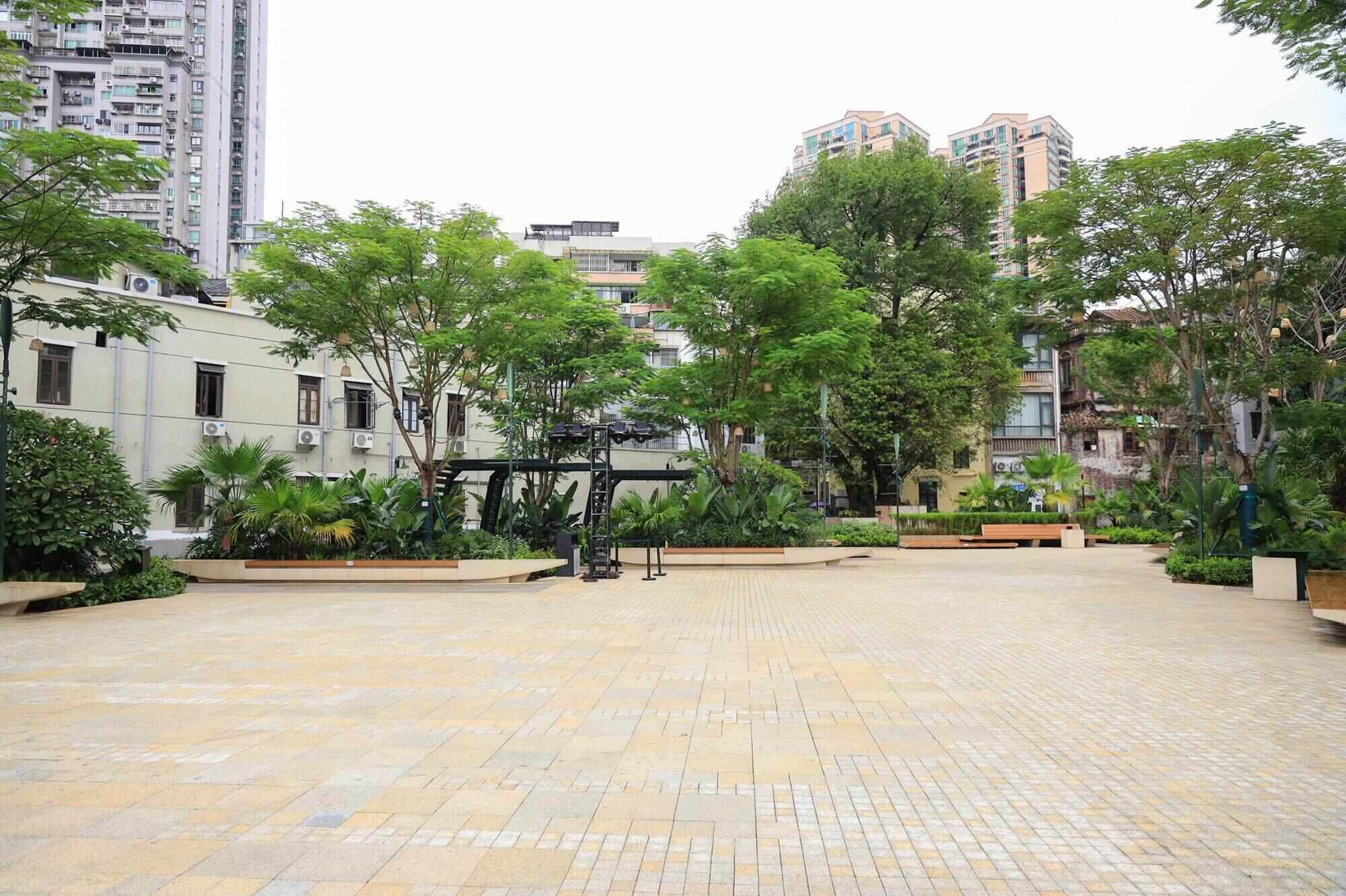 永庆坊片区的公共绿地空间 荔宣供图