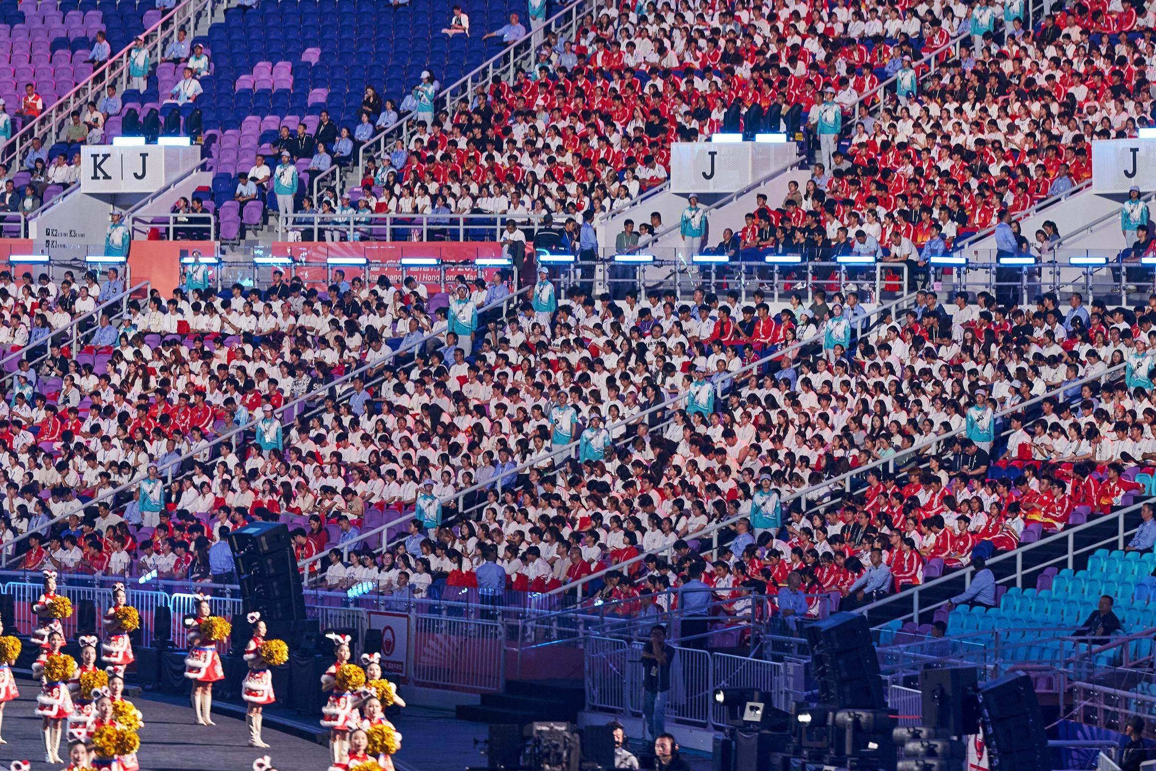  全要素彩排现场