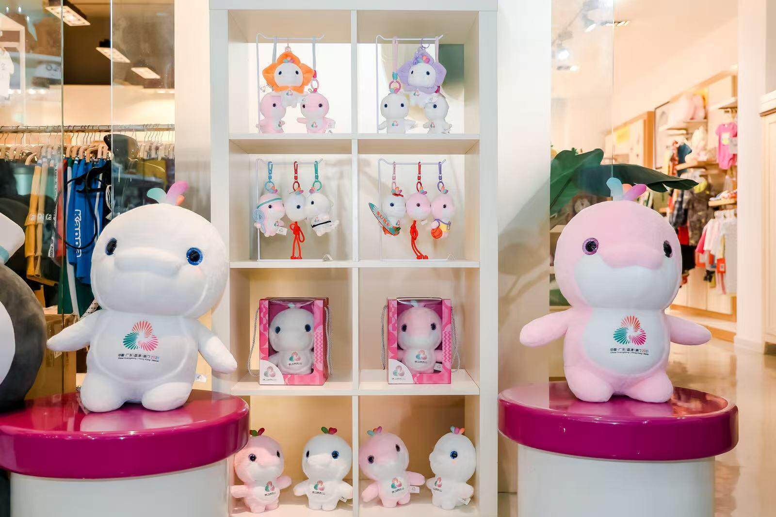 东莞康达玩具礼品有限公司展厅的吉祥物周边产品 东莞康达玩具礼品有限公司展厅的吉祥物周边产品