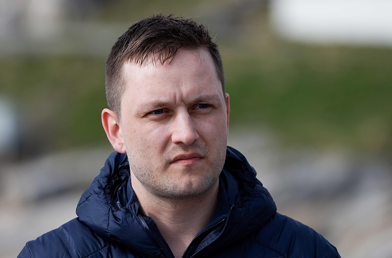 △格陵兰岛自治政府总理尼尔森(资料图) △格陵兰岛自治政府总理尼尔森(资料图)