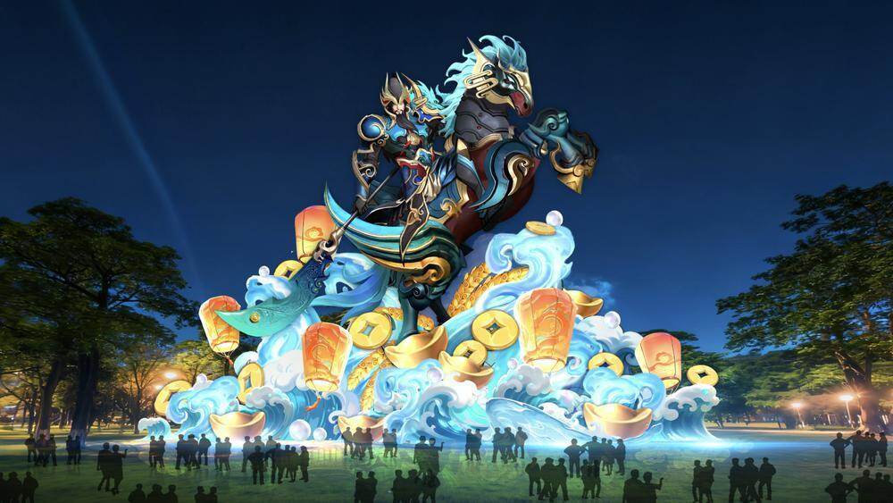 灯会中带有历史元素的设计