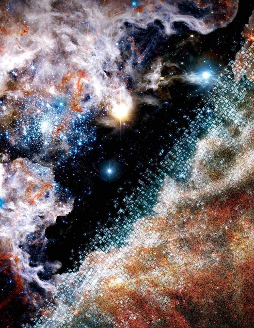图为天文AI模型星衍概念图。(受访者供图) 图为天文AI模型星衍概念图。(受访者供图)