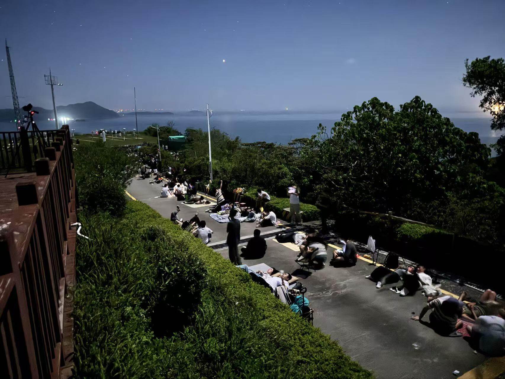 西涌暗夜社区。深圳气象局供图 西涌暗夜社区。深圳气象局供图