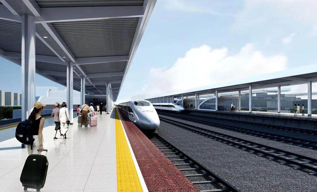  站台雨棚效果图