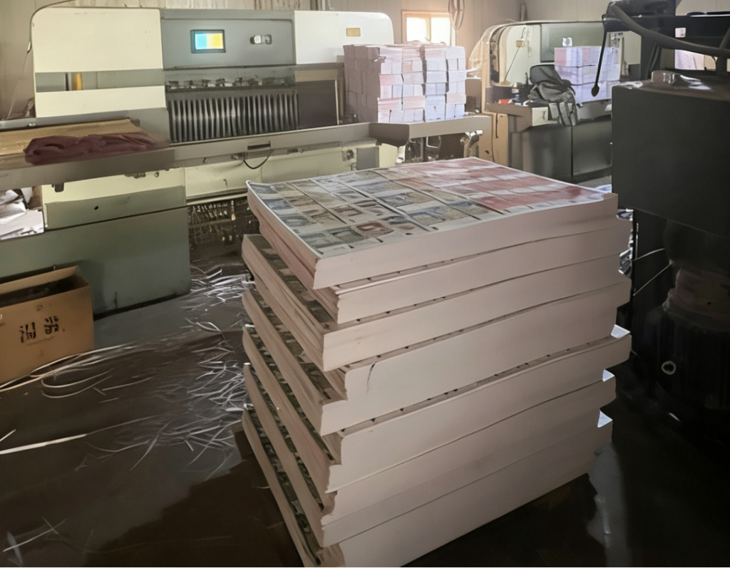 图为中国人民银行等部门公布的非法制售“人民币版”冥币典型案例中的涉案冥币。图片来自中国人民银行微信公众号。 图为中国人民银行等部门公布的非法制售“人民币版”冥币典型案例中的涉案冥币。图片来自中国人民银行微信公众号。