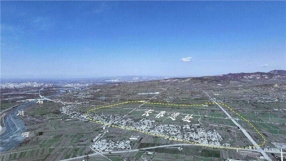 长春遗址地貌鸟瞰图