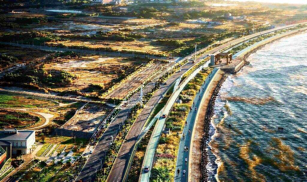  汕头滨海旅游路效果图